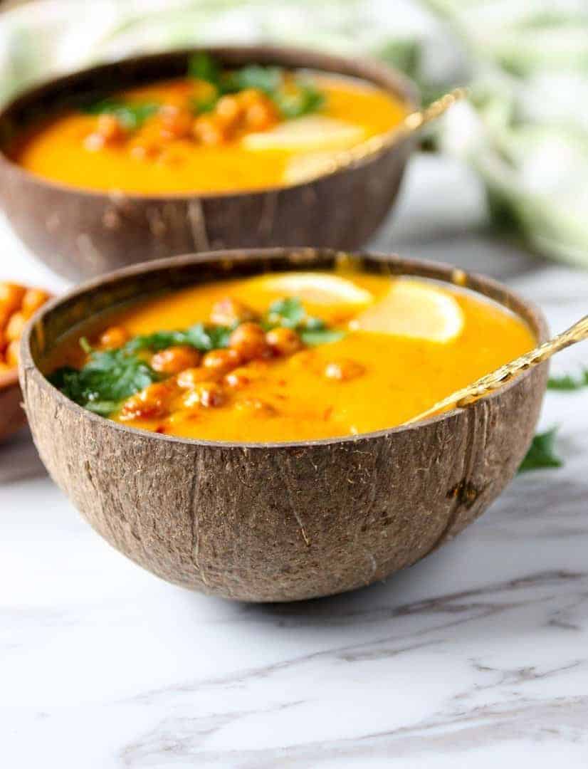 A bowl of soup