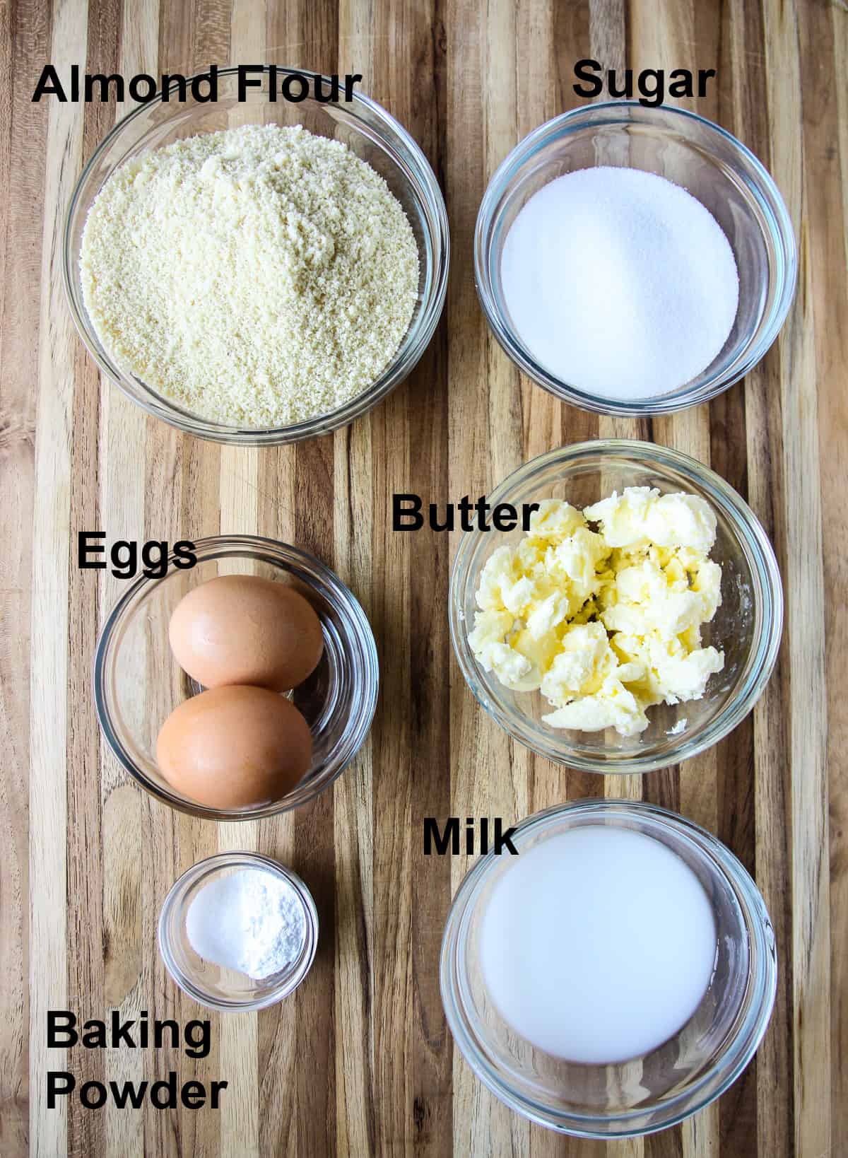 The ingredients for the cobbler topping.
